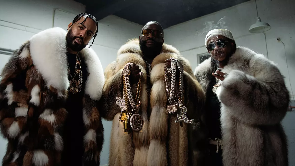 Max B with French Montana and Rick Ross