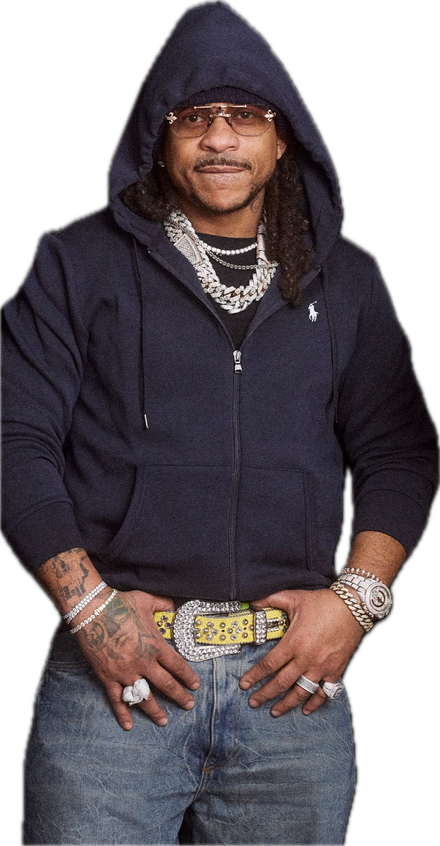 Max B, Wave God, studio portrait