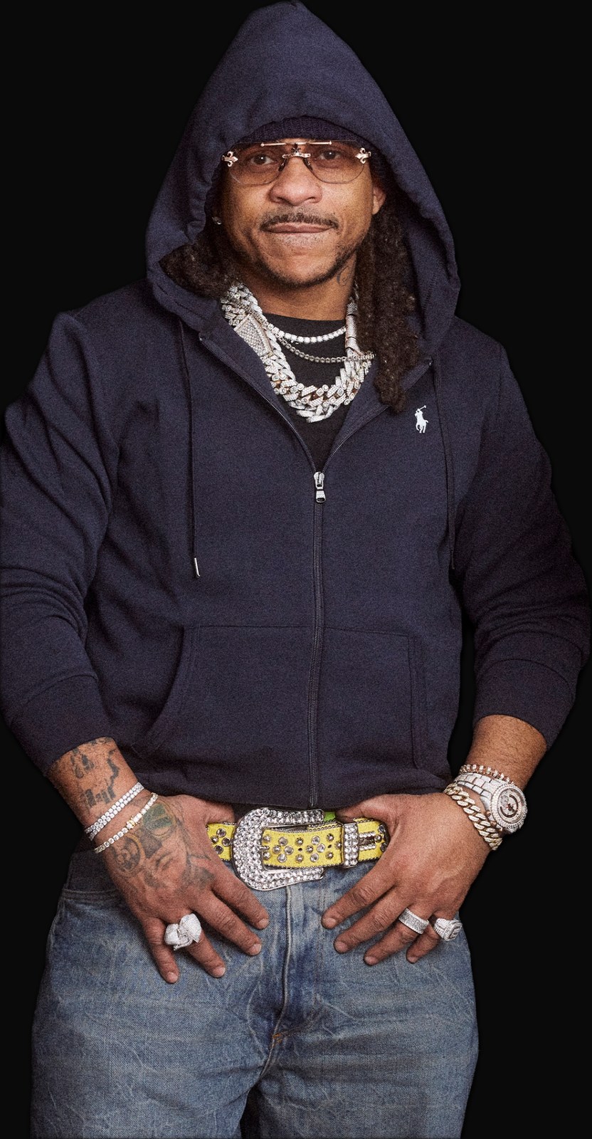 Max B studio portrait, full length